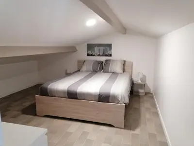 Un ou plusieurs lits dans un hébergement de l'établissement Maisonnette Bassin d'Arcachon