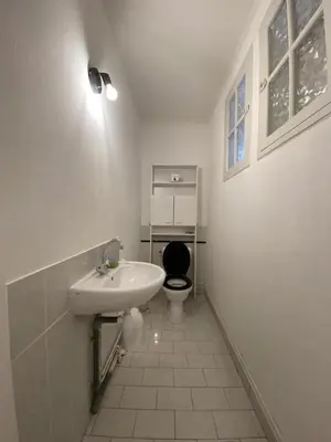 Salle de bains dans l'établissement Petit gite fargate