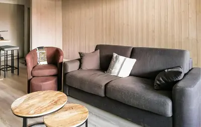 Coin salon dans l'établissement Bel Appartement Avec Terrasse