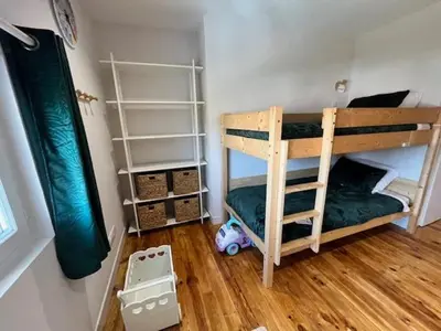 Un ou plusieurs lits dans un hébergement de l'établissement Viva la Vida Kids friendly Refait à neuf 10p bourg