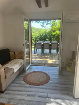 Balcon ou terrasse dans l'établissement Airial Landais