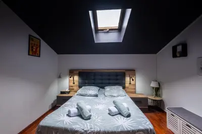Un ou plusieurs lits dans un hébergement de l'établissement La Casa Rocha - Piscine - Clim - Parking privée