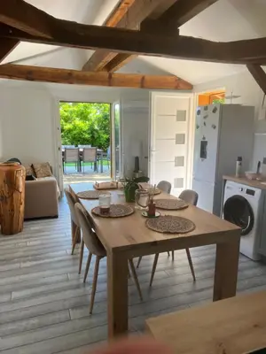 Coin salon dans l'établissement Airial landais