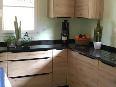 Cuisine ou kitchenette dans l'établissement Villa Prestige 5 étoiles Piscine Biscarrosse Lac Golf