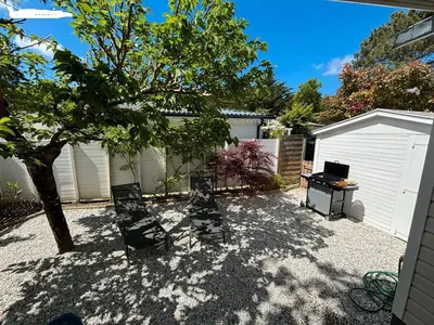 Jardin de l'établissement mobil home khelus