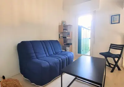 Coin salon dans l'établissement ESTIVALES 30- Maison mitoyenne pour 6 personnes