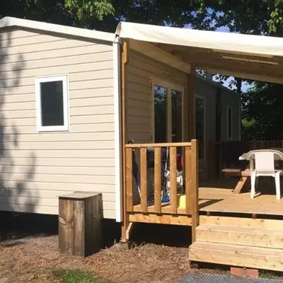 Mobil home confortable avec terrasse