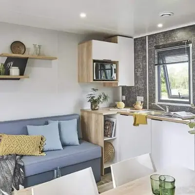 Mobil home 4 pers - 2 chambres - Terrasse - API-1-52-648