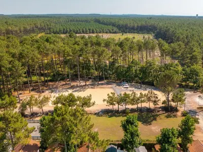 Paysage naturel près de le camping