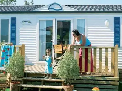 Clients de l'établissement Mobil-home 6pers avec terrasse, Mézos - API-1-52-1625