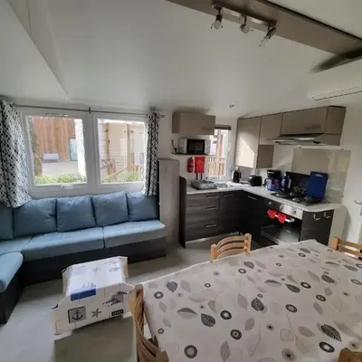 MH H24 3 chambres 1 salle de bain dans camping 4 étoiles