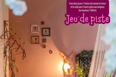 Plan de l'établissement Le Repaire des lapinous, suite rêveuse et curieuse !