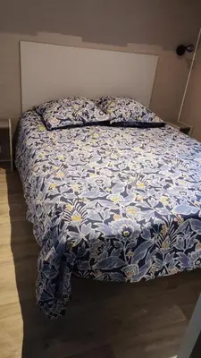 Un ou plusieurs lits dans un hébergement de l'établissement Mobil-home alex