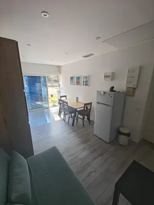 Cuisine ou kitchenette dans l'établissement Appartement proche Dune du Pilat