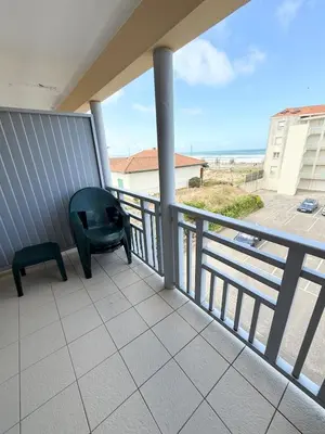 Balcon ou terrasse dans l'établissement Évasion Océane Mimizan plage