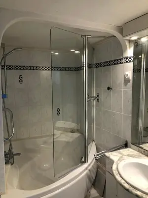Salle de bains dans l'établissement Appartement avec vue océan, Piscine et tennis