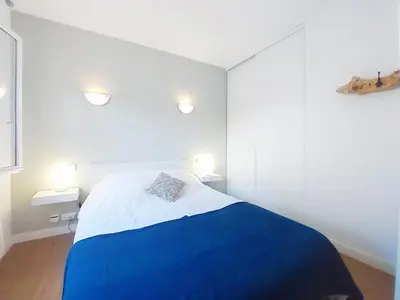Un ou plusieurs lits dans un hébergement de l'établissement Holiday Home Bretons by Interhome