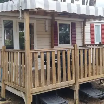 MH 476 2chambres et 1 salle de bain dans camping 4 étoiles