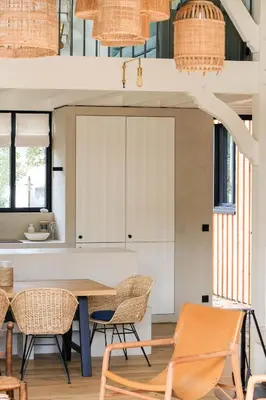 Coin salon dans l'établissement Villa La Nouxa - Archik - Pyla-sur-Mer