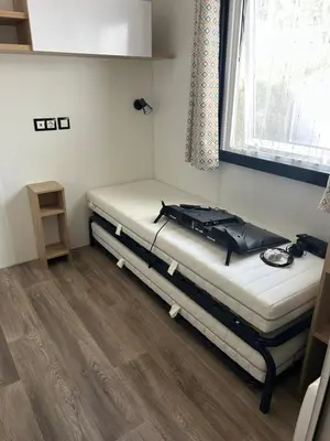 Un ou plusieurs lits dans un hébergement de l'établissement Mobilhome 592