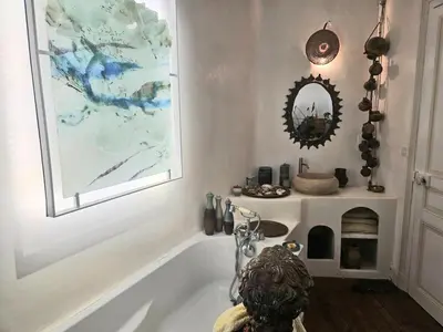 Plan de l'établissement Appartement de charme au coeur de Salies de Béarn- Art, musique et lumière au confort premium