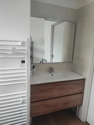 Salle de bains dans l'établissement Lakaya