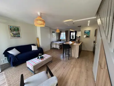 Coin salon dans l'établissement maison la teste