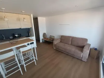 Cuisine ou kitchenette dans l'établissement Capbreton-Vue Mer-Couple-Enfant