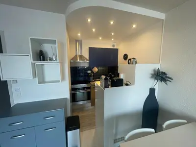 Cuisine ou kitchenette dans l'établissement Appartement - Bonamour
