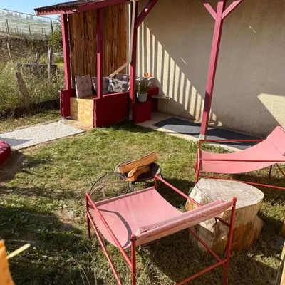 Jardin de l'établissement Gîte au cœur de la vallée du kiwi