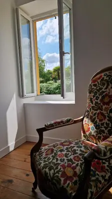 Coin salon dans l'établissement Appartement 6 couchages