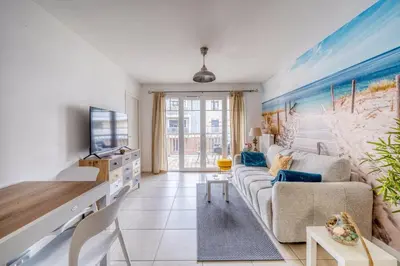 Télévision ou salle de divertissement dans l'établissement Appartement Esprit Bassin - Eco quartier
