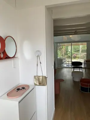 Cuisine ou kitchenette dans l'établissement Villa entre plages et centre ville