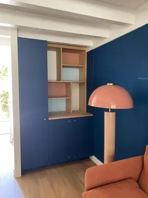 Coin salon dans l'établissement Villa entre plages et centre ville