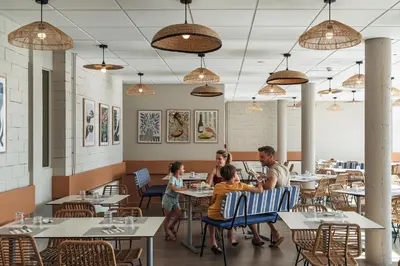 Restaurant ou autre lieu de restauration dans l'établissement Belambra Clubs Seignosse - Les Tuquets