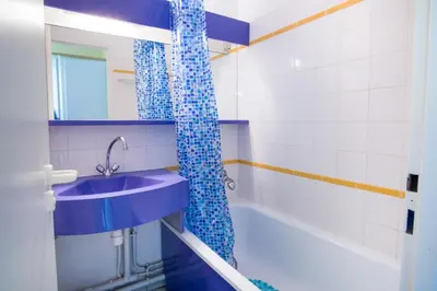 Salle de bains dans l'établissement Residence Moliets - maeva Home