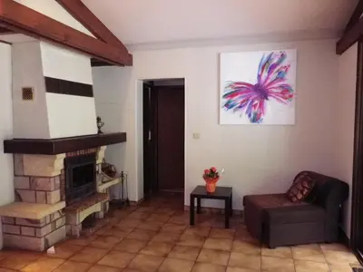 Coin salon dans l'établissement Maison Champagne