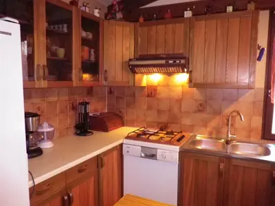 Cuisine ou kitchenette dans l'établissement Maison Champagne