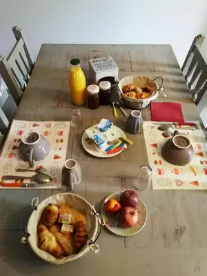 Nourriture dans le B&B/chambre d'hôtes ou à proximité