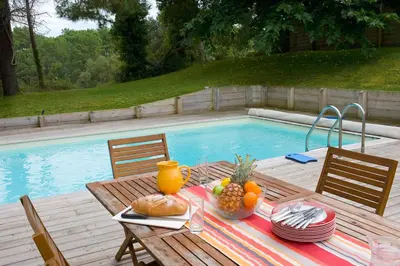 Piscine de l'établissement Madame Vacances Villas Club Royal Aquitaine ou située à proximité