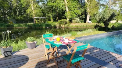 Piscine de l'établissement Le Moulin de Saubrigues ou située à proximité