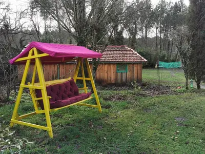 Aire de jeux pour enfants de l'établissement Les Hôtes Landes