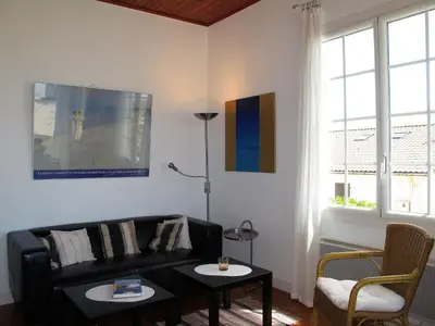 Coin salon dans l'établissement Apartment Capama-1 by Interhome
