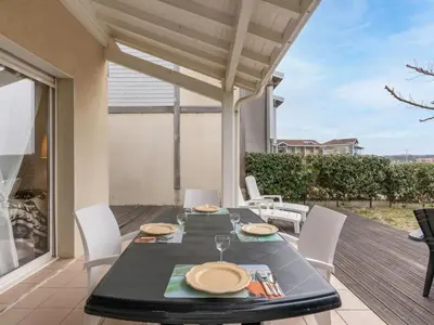Balcon ou terrasse dans l'établissement Holiday Home Le Hameau des Pêcheurs 1 by Interhome