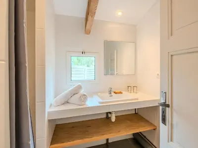Un ou plusieurs lits dans un hébergement de l'établissement Holiday Home Les Bruyères by Interhome