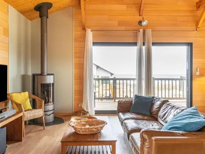Coin salon dans l'établissement Holiday Home Les Mouettes by Interhome