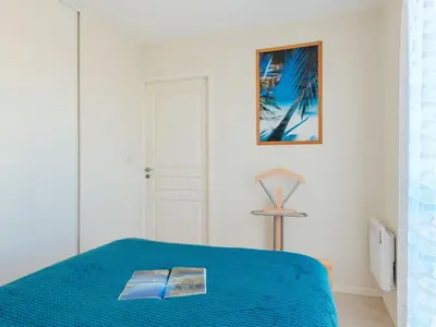 Un ou plusieurs lits dans un hébergement de l'établissement Apartment L'Oustalet-3 by Interhome
