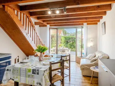 Coin salon dans l'établissement Holiday Home Sicard-1 by Interhome