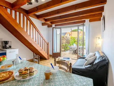 Coin salon dans l'établissement Holiday Home Sicard-2 by Interhome