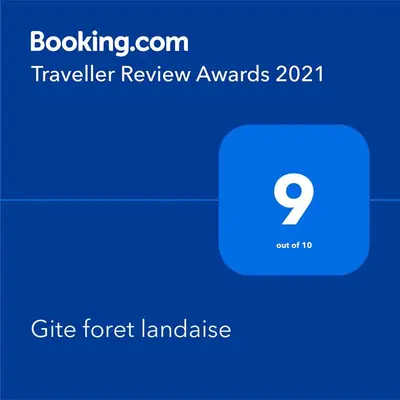 Certificat, récompense, panneau ou autre document affiché dans l'établissement Gite foret landaise